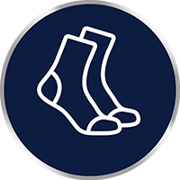 Draag schone katoenen sokken en verwissel ze de hele dag door als je voeten zwellen